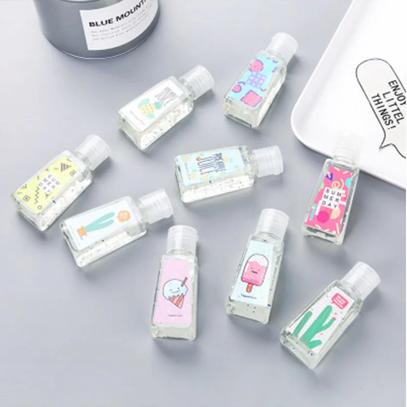 2000pcs Mini Bottle Waterless Hand Sanitizer Refreshing Gel Pocket Size 30ml Wash for Unisex Kids Office School Style | Красота и