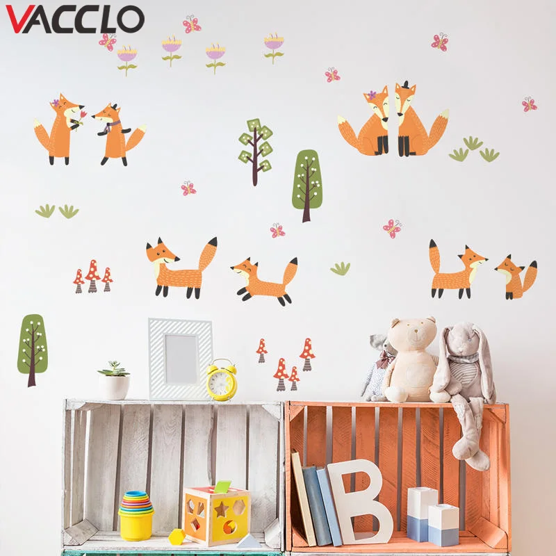 Симпатичные Мультяшные украшения для детской комнаты Vacclo 39 шт. настенные
