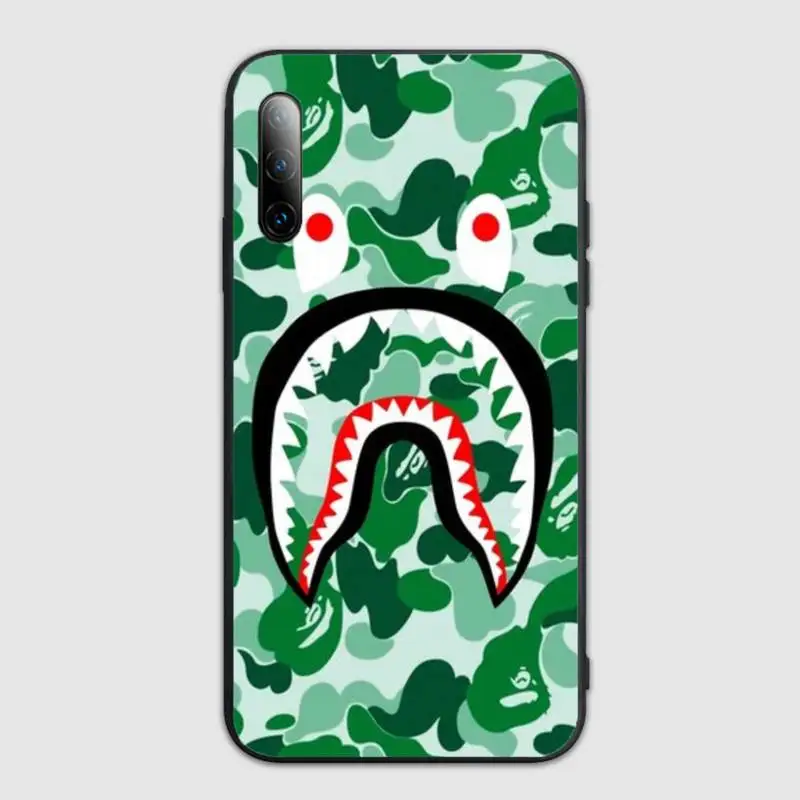 

Bape Trend Brand Shark Phone Case For Samsung J 8 7 6 2 M10 20 30 Prime core pro ace NEO Cover Fundas Coque