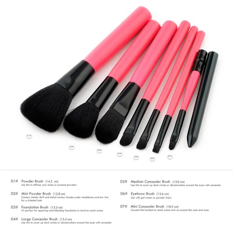 7 шт. набор кистей для макияжа | Красота и здоровье