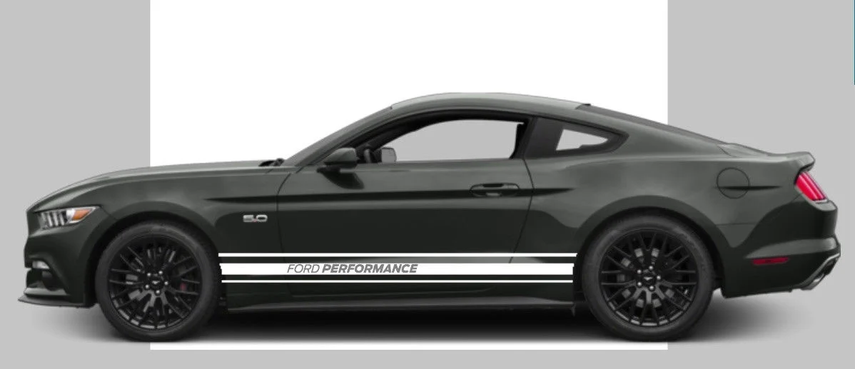 

For 1Pair/2Pcs d mustang dpermance decal side sticker