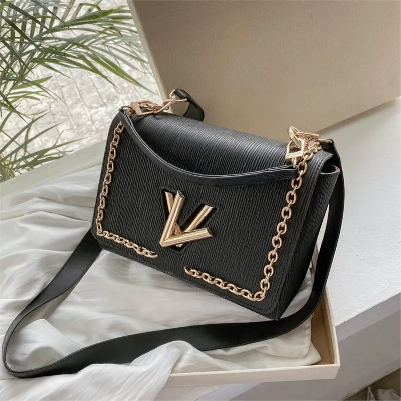 

2021 New Famous Designer Chain Shoulder Messenger Bags High Quality Women Purse and Handbags Luxury Fashion Small Square Bags