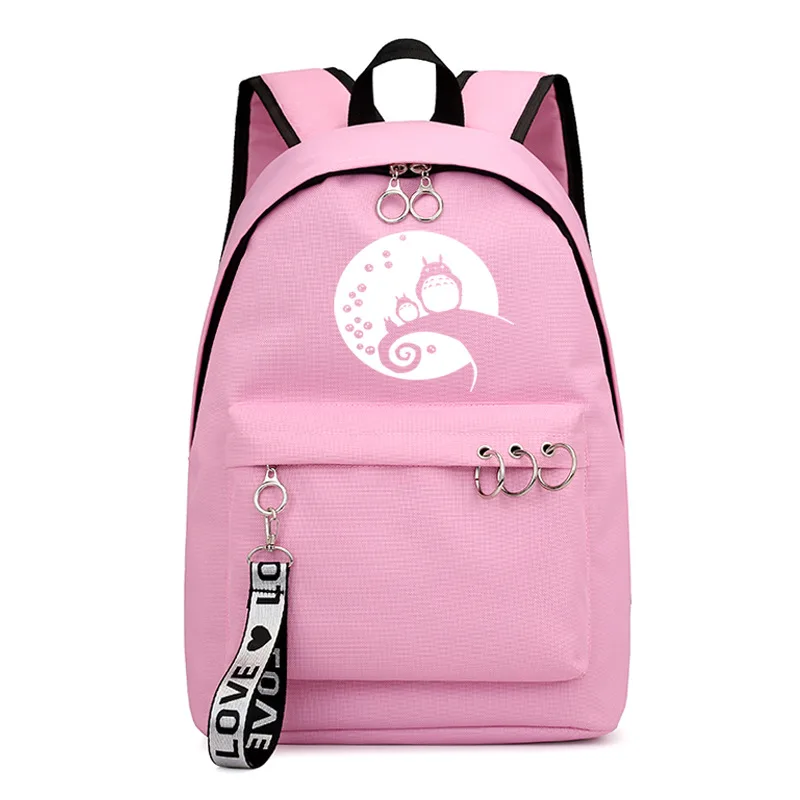 Мой сосед Тоторо рюкзак школьный книги Сумки кошка Mochila Дорожная сумка для