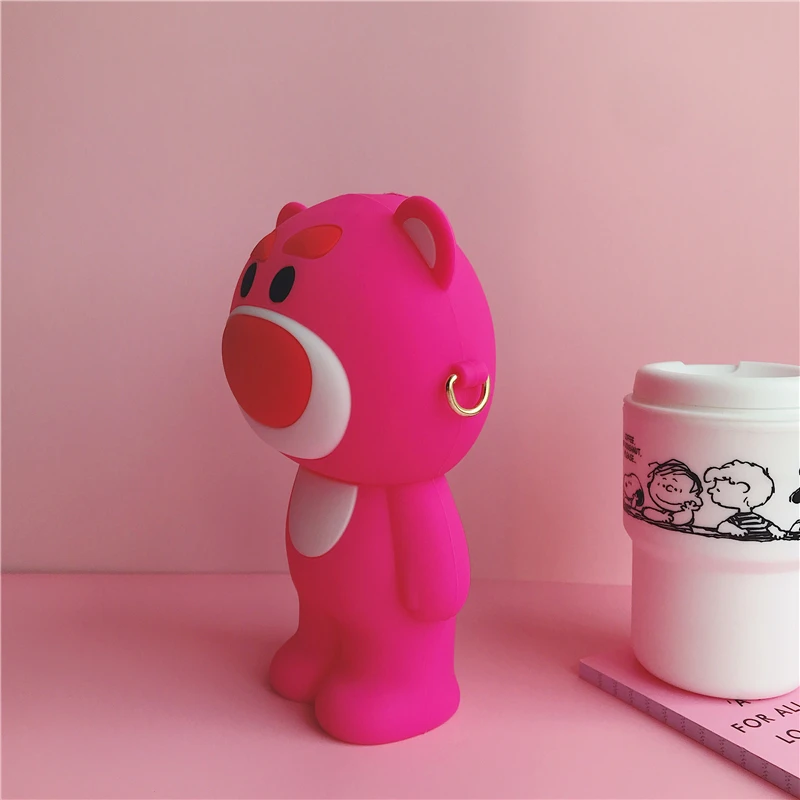 Корейский мультяшный медведь силикагелевые косметички мягкий женский