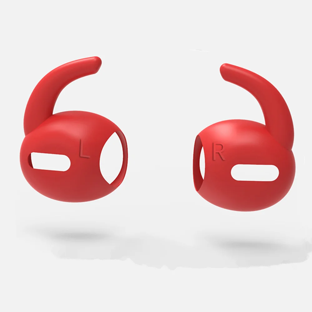 Насадки для наушников AirPods Pro чехол Нескользящие Силиконовые амбушюры с крючками