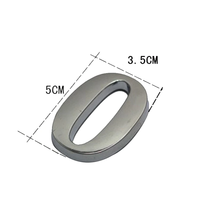 Самоклеящаяся табличка с цифрами 0-9 адресник цифры налет для дома отеля SP99 | Дом и