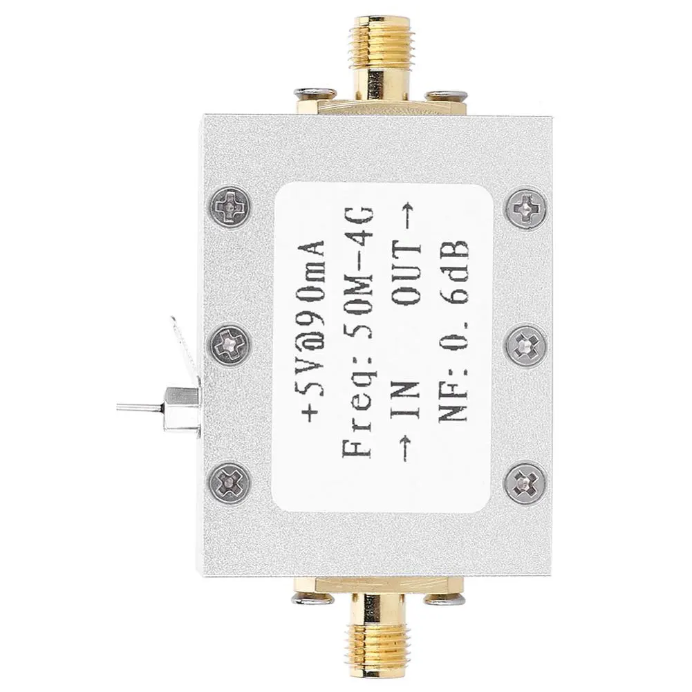 

RF Amplifier Low Noise Amplifier NF=0.6dB 0.05-4G Low Frequency Amplifier Signal Receiver Board Wireless Communication Module