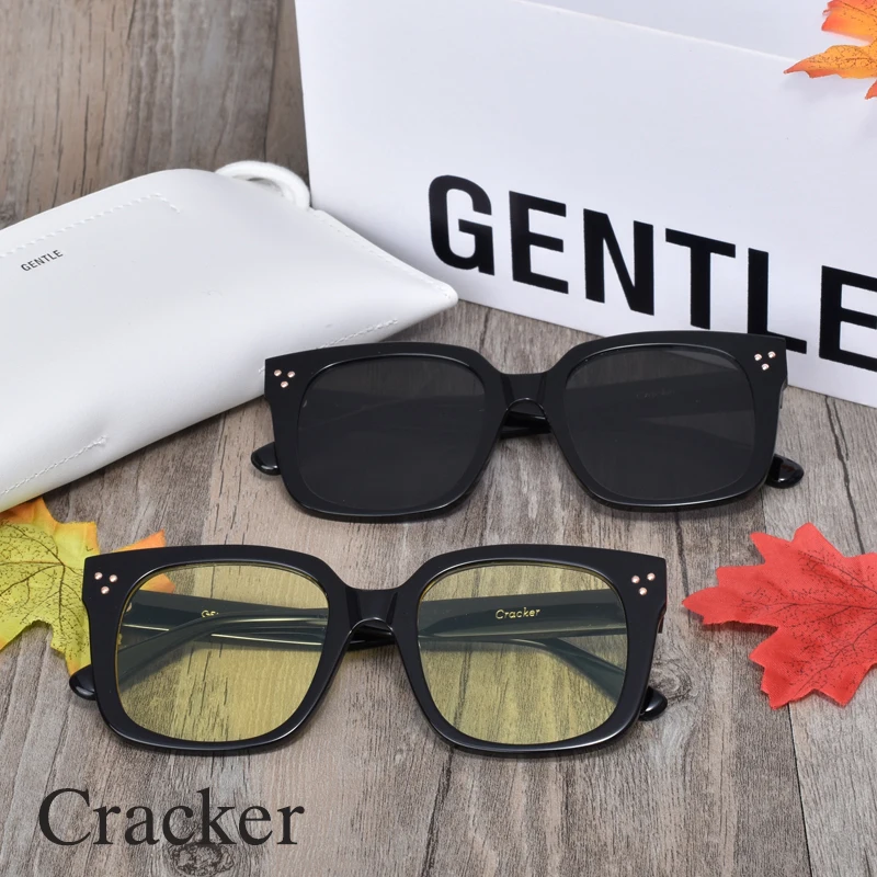 

GM sunglasses women GENTLE sun glases Cracker Korea Brand Designer Polarizing UV400 glasses Designer men women Sunglasses