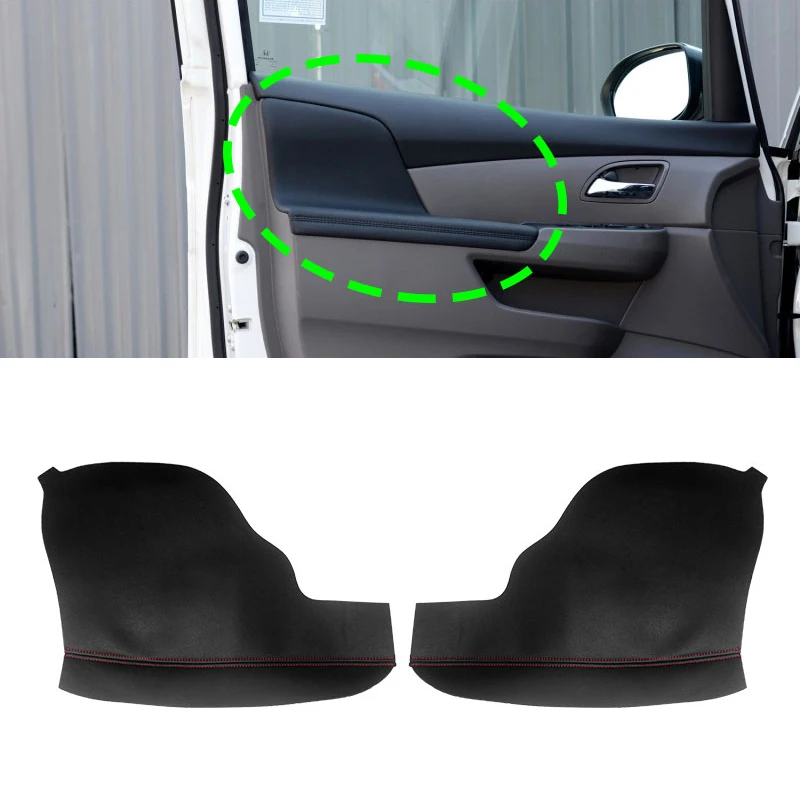 Подлокотник двери из мягкой кожи с губчатым покрытием для Honda Odyssey 2011 2012 2013 2017 2 шт.