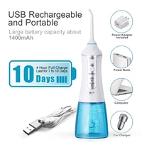 travel ipx7 dental portable toothbrush cordless oral irrigator water flosser 2 in 1 teeth cleaner for teeth spa