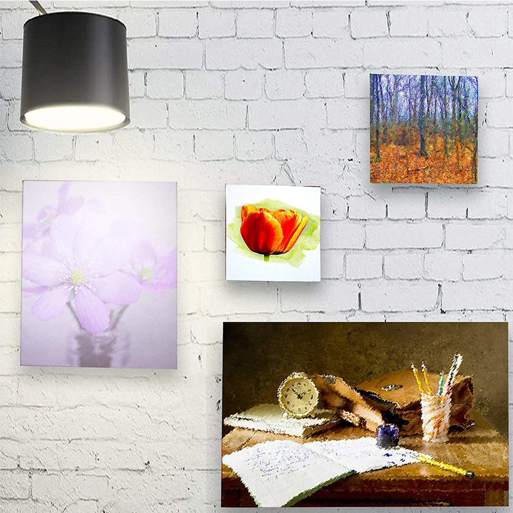 White Blank Square Artist MiniCanvas For Canvas Oil Painting Wooden Easel Board Frame Primed Acrylic Paint | Канцтовары для офиса