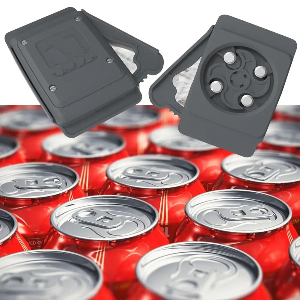 

On Salling! Can Opener Beverage Beer Bottle Opener Gray Multi-functional Bottle Opener for Cans Kitchen Corkscrew Utensils