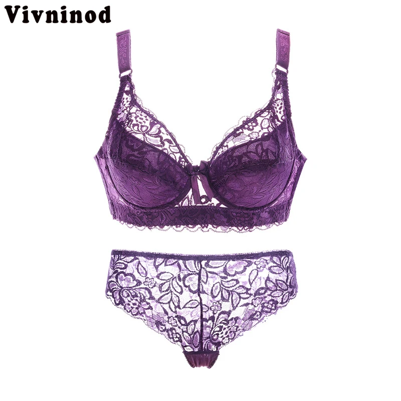 Женский комплект нижнего белья пуш-ап хлопковое кружевное цветочное нижнее