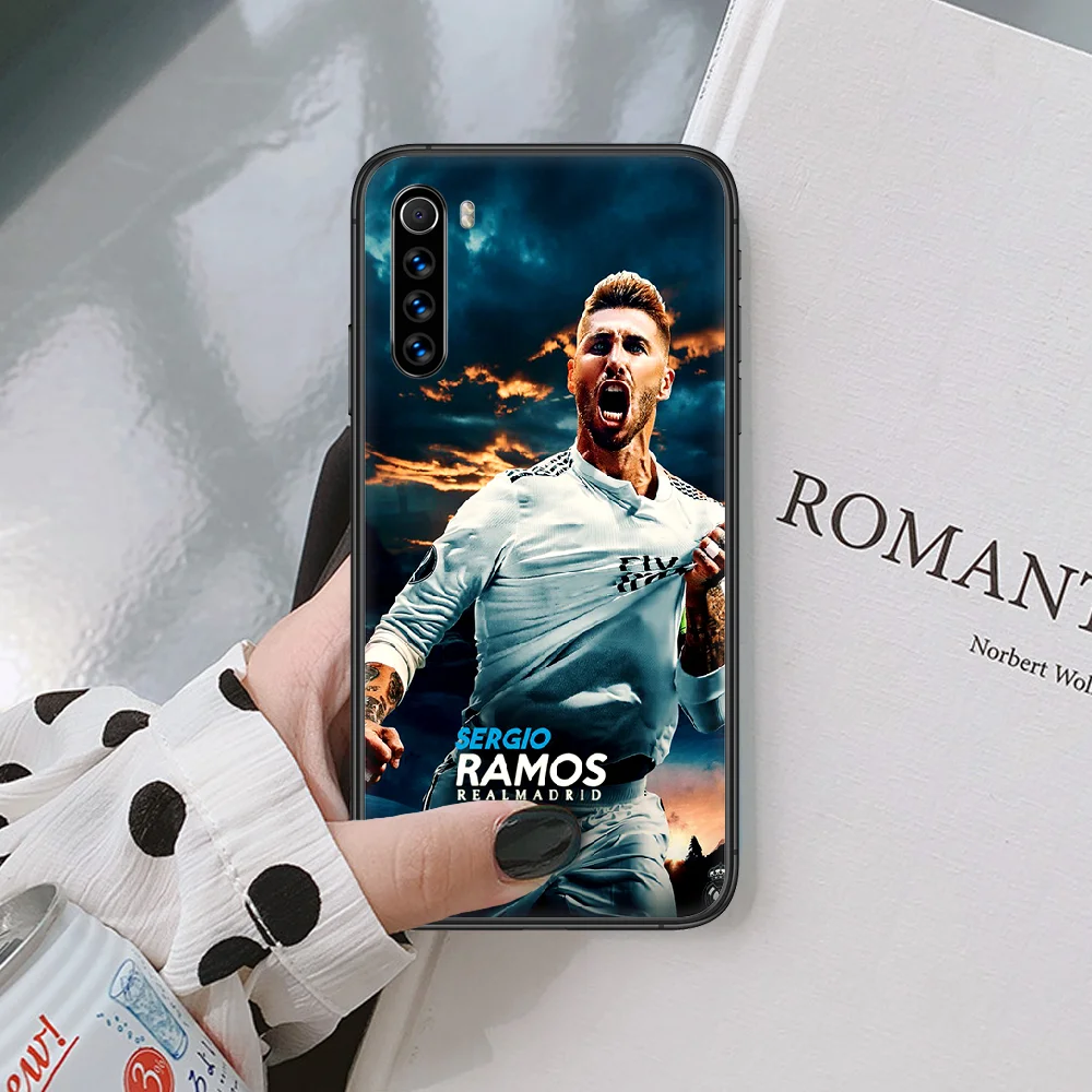 

Sergio ramos soccer football 4 Phone Case For XIAOMI Redmi Note 3 4 5 6 7 8 9 Pro T S X max black black cell cover luxury back
