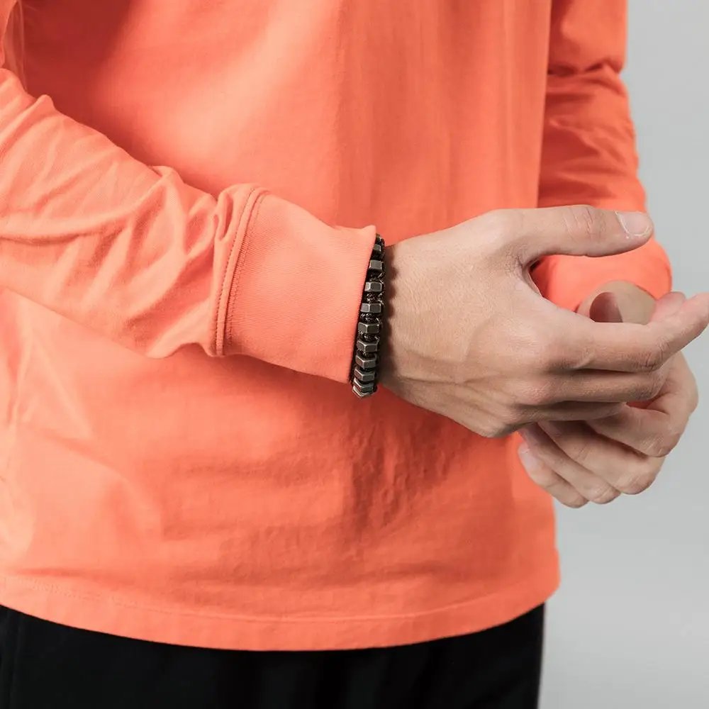 Мужская футболка SIMWOOD осенняя с длинным рукавом повседневная плюс сайз из 100%