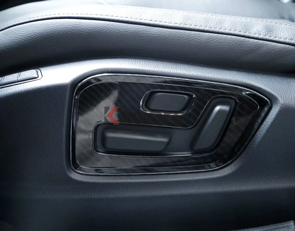 Для Mazda CX5 CX-5 KF углеродное волокно ABS Матовый автомобиль-аксессуары Автомобильные дверные кнопки регулировка сиденья панель накладка