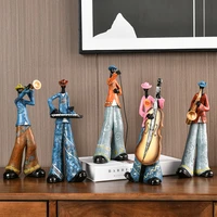 music art character model statue creative living room decoration wine cabinet ornaments figurine resin craft supplies