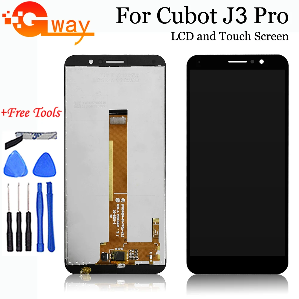 5 &quotдля Cubot J3 Pro ЖК-дисплей и кодирующий преобразователь сенсорного экрана в сборе