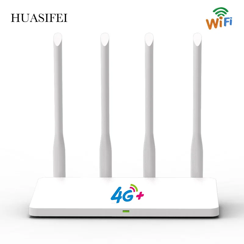 HUASIFEI модем 4g, Wi-Fi, Sim карты CAT4 4 аппарат не привязан к оператору сотовой связи маршрутизатор Lan Порты и разъёмы Беспроводной CPE 300 Мбит/с высокой...