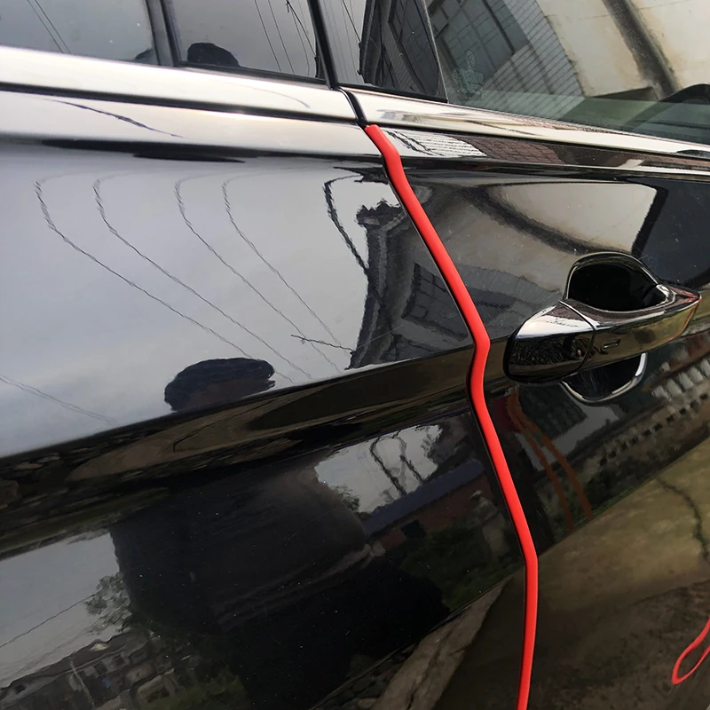 Автомобильный Стайлинг защитная полоса для края двери автомобиля литье наклеек