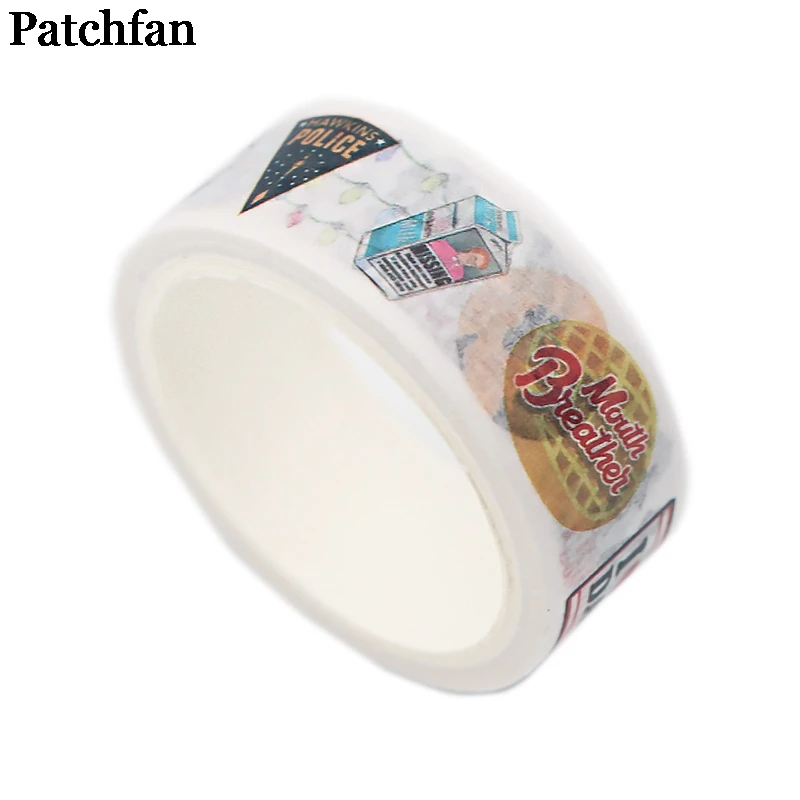 Patchfan странные вещи 90s мультфильм Забавный DIY Скрапбукинг дети Бумага васи
