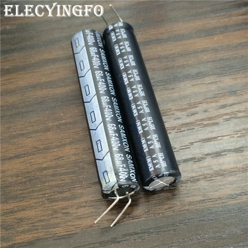 20 штук 68 мкФ 400V68UF SAMXON км серии 10x50 мм ручка-колпак 400V68uF для ЖК-дисплей/ТВ Алюминий