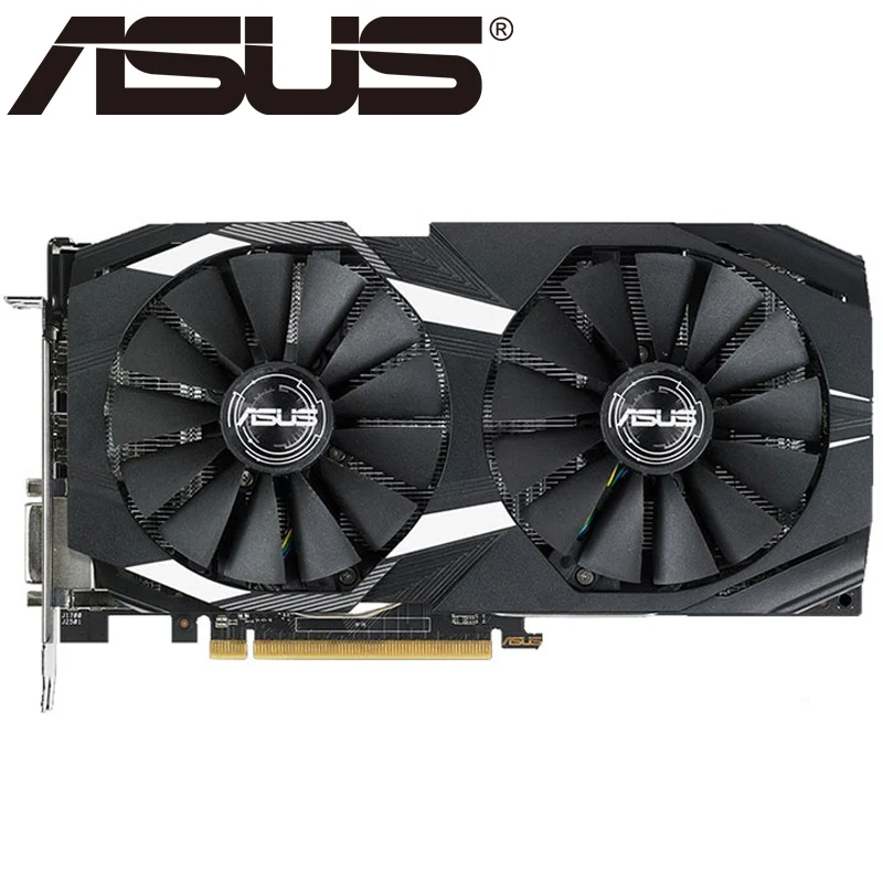 Видеокарта ASUS RX 580 8GB 256Bit GDDR5 видеокарты для AMD RX 500 серии VGA карты RX580 используется DisplayPort HDMI DVI