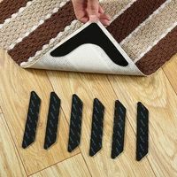 8pcs anti skid rug carpet mat non slip grip small corners pad washable removable strong adhesive stopper tape sticker grippers