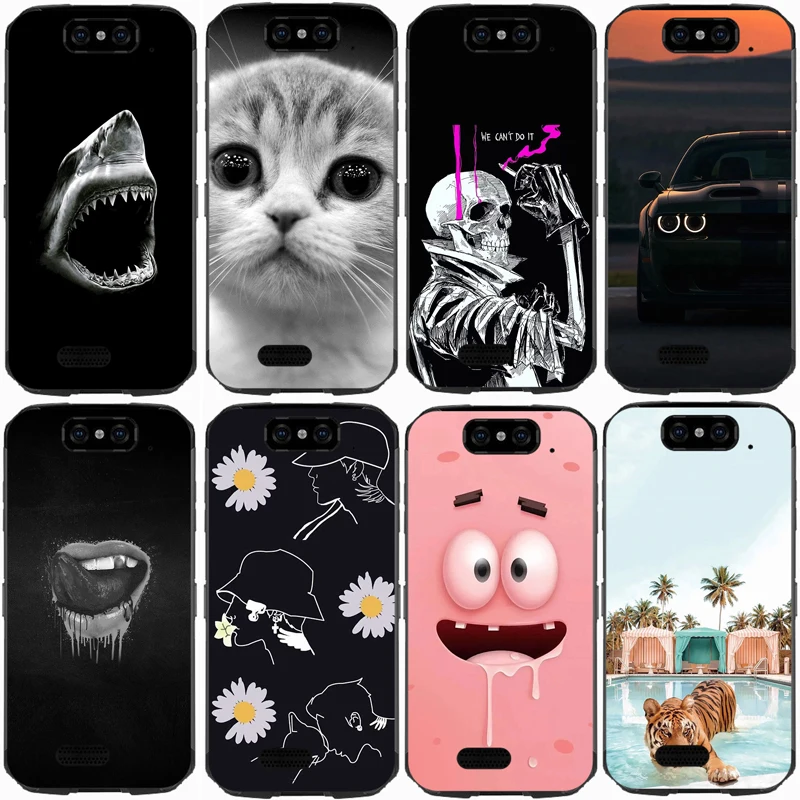 Мягкая накладка на заднюю панель из силиконовые чехлы для телефона Blackview BV9500 Pro