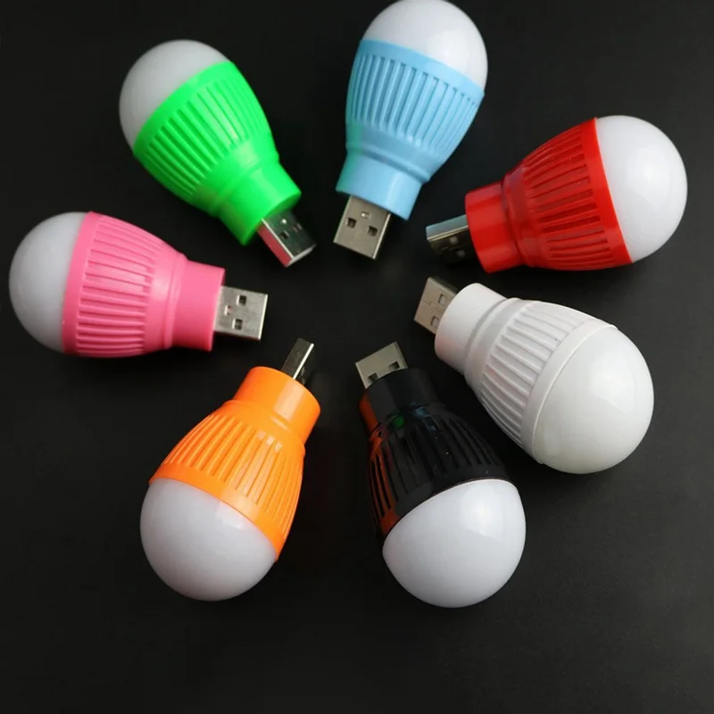 Мини светодиодная лампа USB Круглый наружный светильник для вспышки ночник