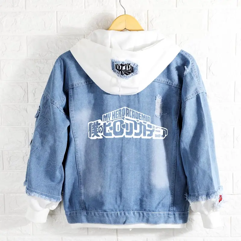 Новая Толстовка Boku с капюшоном без героев Академии аниме Моя геройская Академия