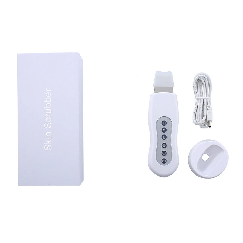 

Waterproof Ultrasonic Skin Scrubber Ion Deep Face Cleaning Facial Lifting Peeling Shovel Acne Blackhead Remover