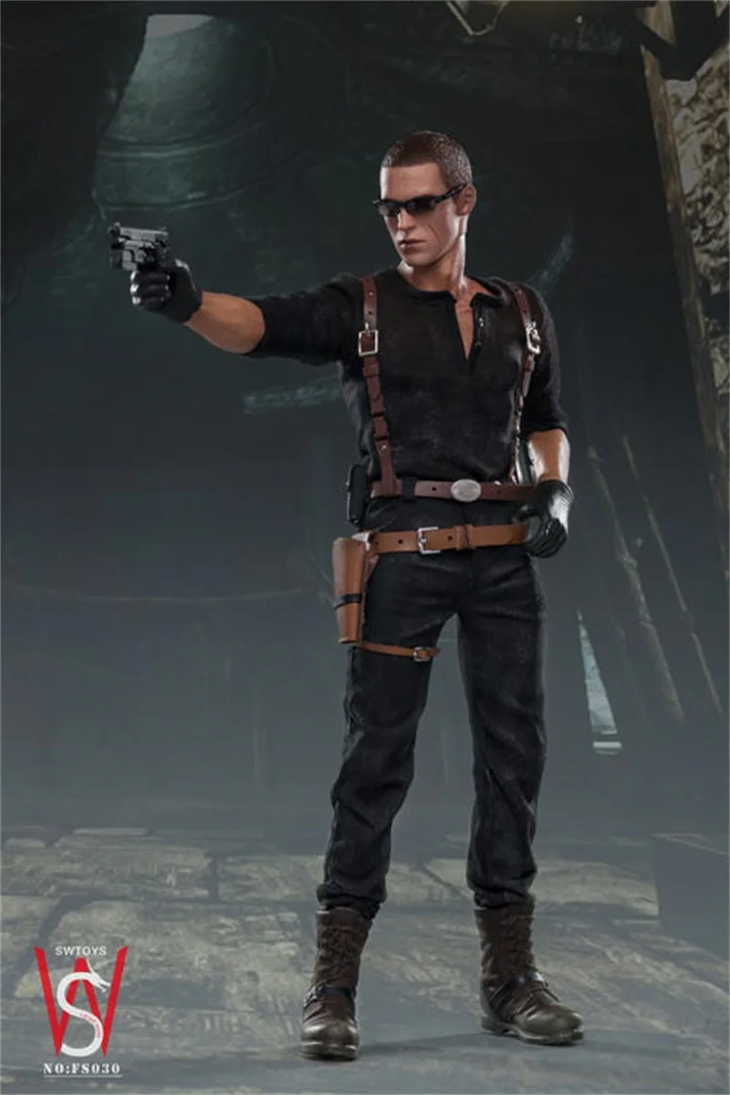 

In Stock 1/6th Handsome Muscle Man Male Body Figures With Hand Connector Of SWTOYS FS030 Mercenary Muller For 12inch Doll Action