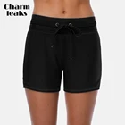 Женские плавки с регулируемой талией, однотонные