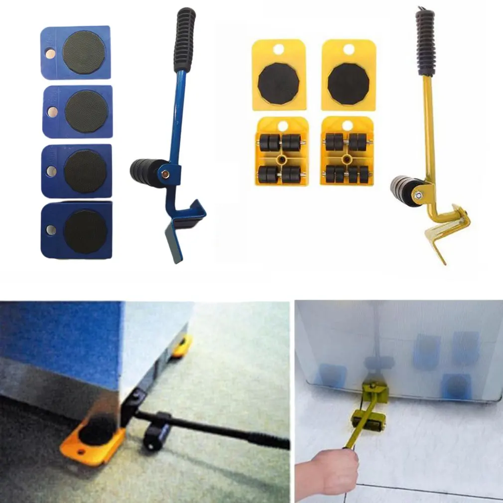 

Professional Furniture Transport Lifter Tool Furniture Mover Wheel Roller Device Heavy Stuffs Moving Hand Tools