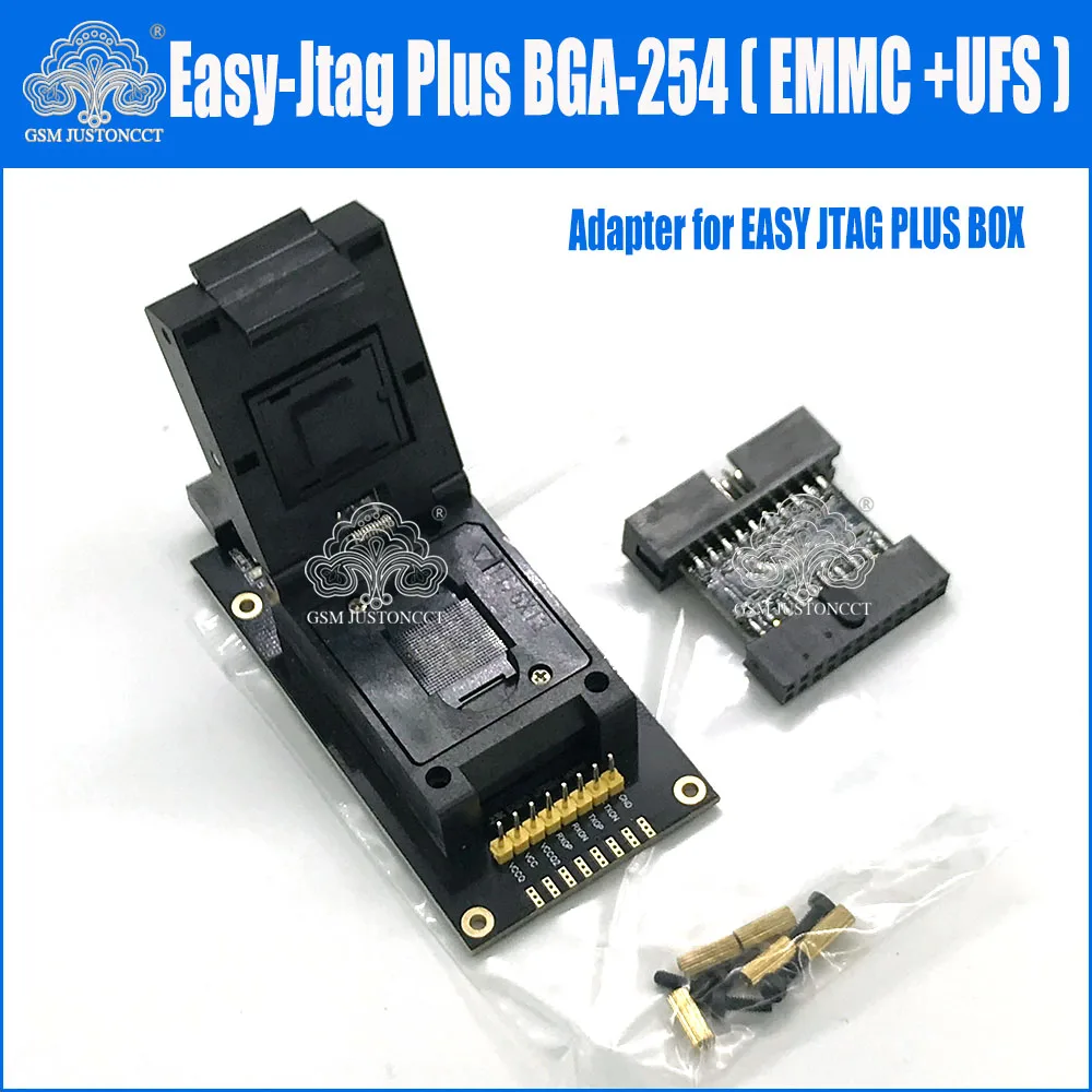 Новинка 2021 г. оригинальный адаптер z3x Easy Jtag Plus UFS BGA 254 Socket / EMMC 254( + 2 в 1) для