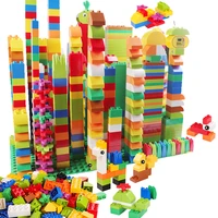 diy big size building blocks compatible duploed figures bricks city construction blocks educational bricks gift for children