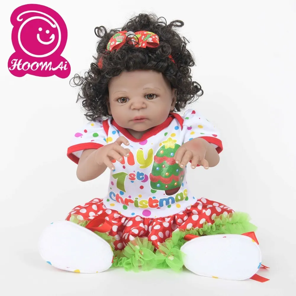 22 дюймов Новые реалистичные куклы Reborn прекрасный полный тела Силиконовые ручной