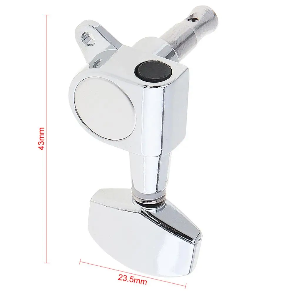 

6pcs/lot Silver Guitar Tuning Pegs Tuner 3R+3L All Closed Machine for 40 / 41 Inch Acoustic Folk Guitar