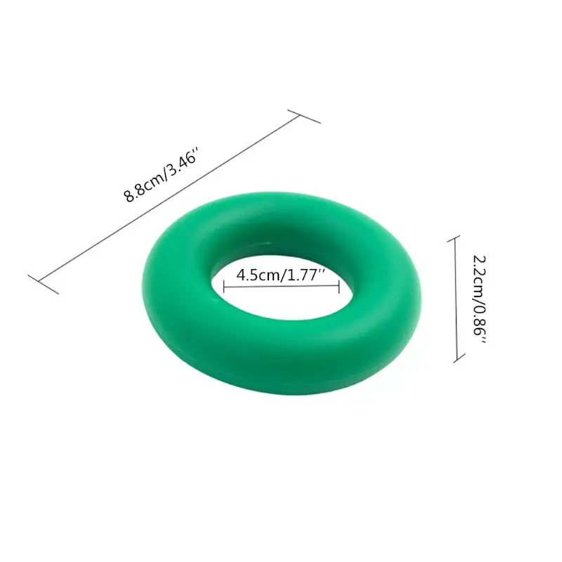 

Q1FF Hand Grip Strengthener Ring Forearm Wrist Finger Exerciser Carpal Expander