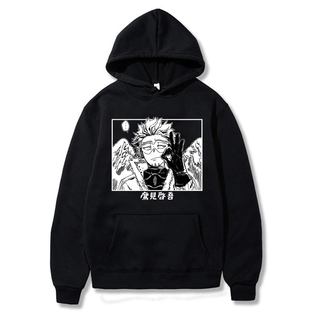

Harajuku My Hero Academia Unisex Hoodies Japanese Anime Hawks Printed Men's Hoodie Streetwear Casual Sweatshirts