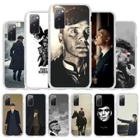 peaky blinders thomas shelby phone case for samsung galaxy a51 a71 a21s note 20 ultra silicone transparent soft cover