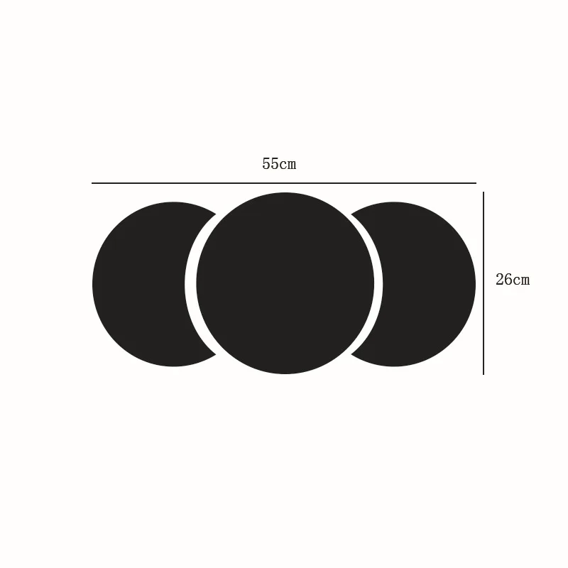 3D зеркальная настенная наклейка s влияет на декор гостиной круглая