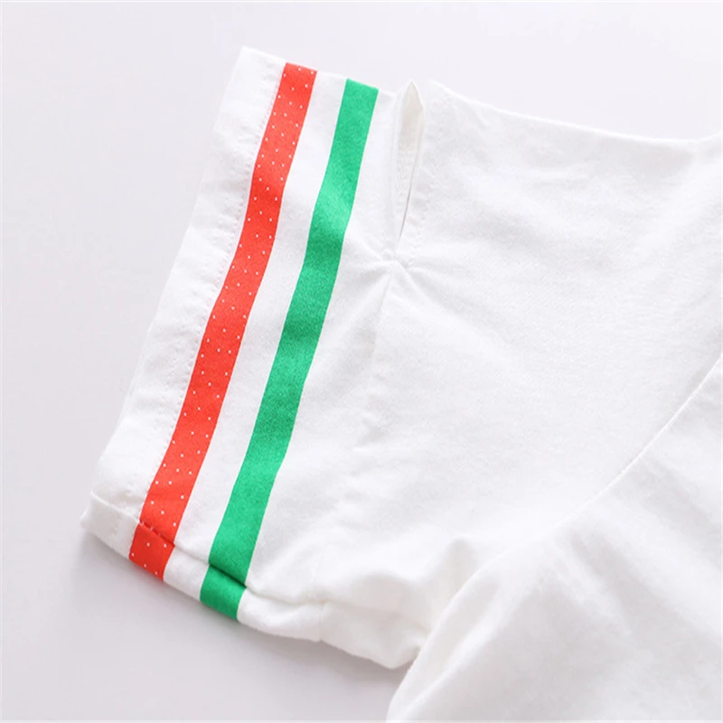 Женская футболка с коротким рукавом круглым вырезом и принтом|Футболки| |