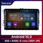 Автомагнитола Seicane, 2DIN, Android 10,0, GPS, для VW Golf, Polo, Passat, Touran, T5, Cupra, сиденье, Толедо, Леон, Skoda Octavia