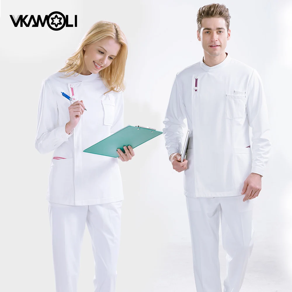 

Рабочая унисекс форма с длинным рукавом, коротким рукавом и круглым вырезом