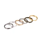 200 шт.лот 6 8 10 12 мм Золотые открытые кольца с двумя петлями раздельные кольца коннекторы для ювелирных изделий принадлежности для самостоятельного изготовления