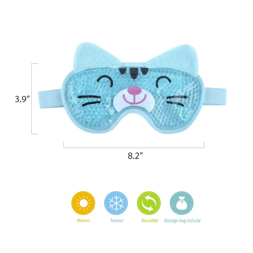100PCS Cotton Mask 100 шт Горячая Распродажа, гелевая маска для глаз для горячей холодной терапии, Успокаивающая расслабляющая маска для глаз для сна,, маска для глаз для путешествий - Цвет: 100PCS Cotton Mask