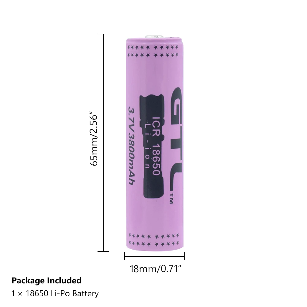 6/8/10 шт Розовый ICR 18650 3800mAh кнопки Топ батареи литий ионный аккумулятор для лазерной указки радио Банк
