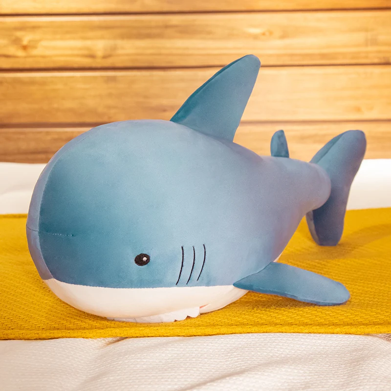 

Милая Новинка Большой размер забавная Кусачка Акула плюшевая игрушка подушка мягкая Рыбка Мягкая кукла Успокаивающая подушка подарок для ...